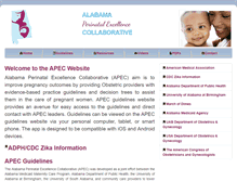 Tablet Screenshot of apecguidelines.org